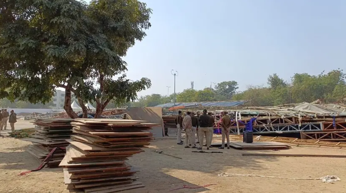 Over-8-Injured-After-Tent-Collapses-at-Delhi-s-JLN-Stadium