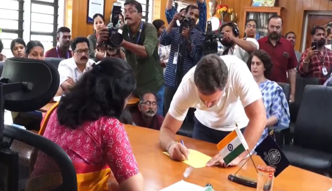 Rahul Gandhi filed from Wayanad