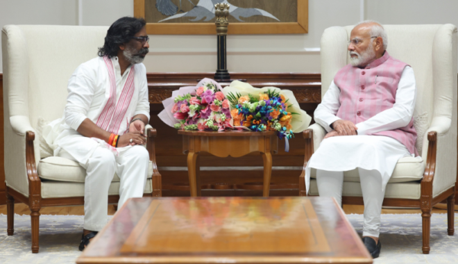 CM Hemant Soren meets PM Modi in Delhi, the meeting between the two leaders became the subject of discussion